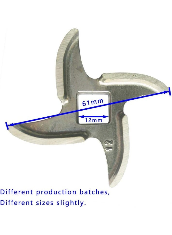meat grinder blade stainless steel cutting tool cutter replacement parts, please check the size and shape - Image 2